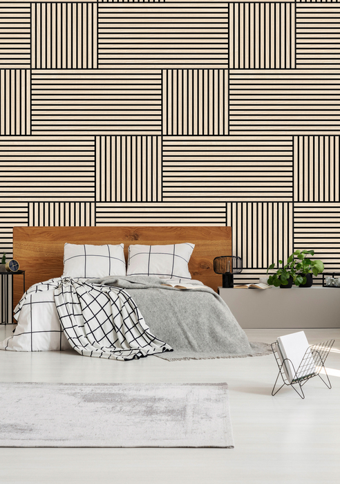 Jangal Modular Wall akustikpanel 104 x 52 cm - Letea Oak